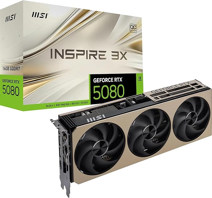 MSI GeForce RTX 5080 16G Inspire 3X OC